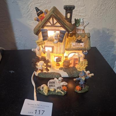 halloween lighted house