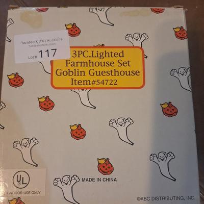 halloween lighted house