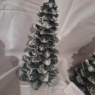 decorative christmas trees for your village displays