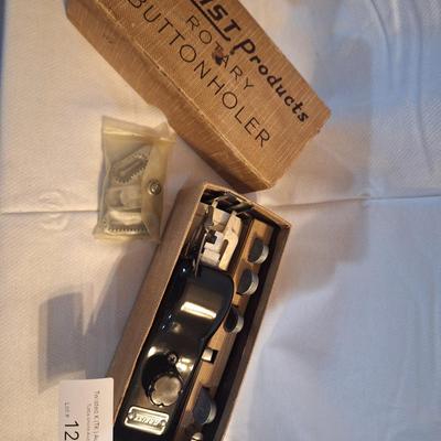 vintage button Holer