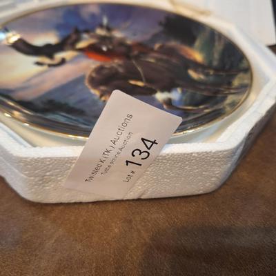 Decorative plate with certificate: Spirit of the East wind