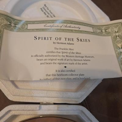 Spirit of the Skies decorative plate
