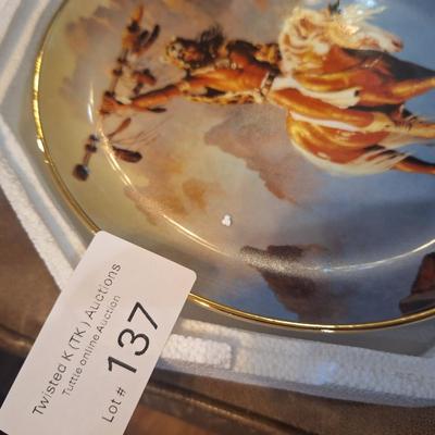 Spirit of the South wind decorative plate from Franklin mint