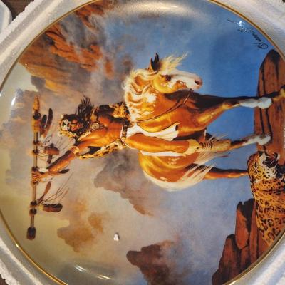 Spirit of the South wind decorative plate from Franklin mint