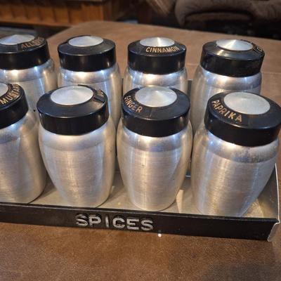 vintage spice jars