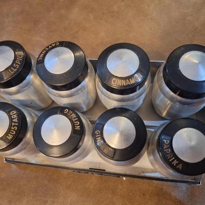 vintage spice jars