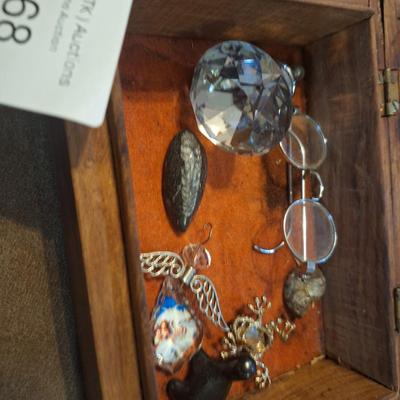 wooden boxes of trinkets