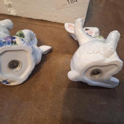 Rabbit salt and pepper shakers
