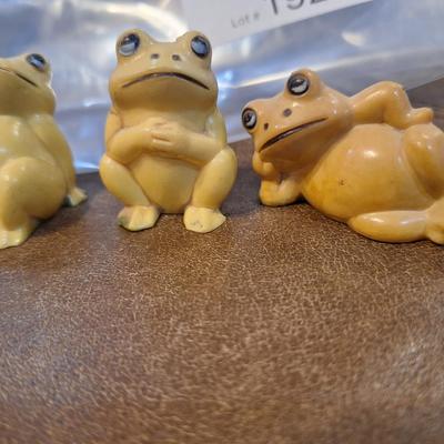 frog figurines, larger than a miniatures but still small
