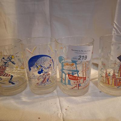 Disney collectible drinking glasses