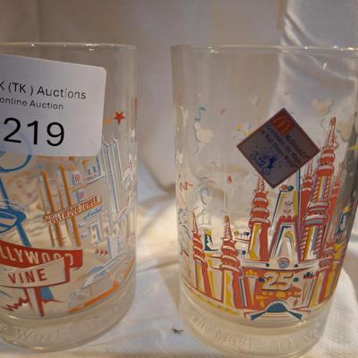 Disney collectible drinking glasses
