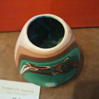 small pottery jar made in cripple creek Colorado