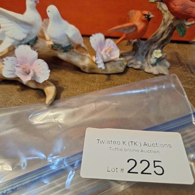 porcelain bird figurines