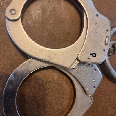 handcuffs and leg cufs with chain, NO keys