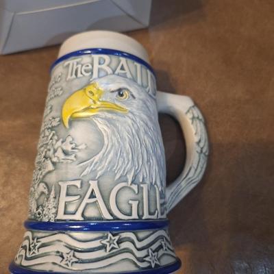 Collectible stein of Bald Eagle by Avon