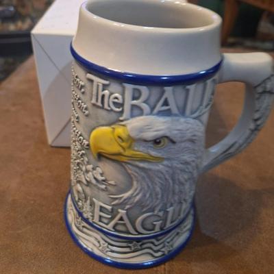 Collectible stein of Bald Eagle by Avon