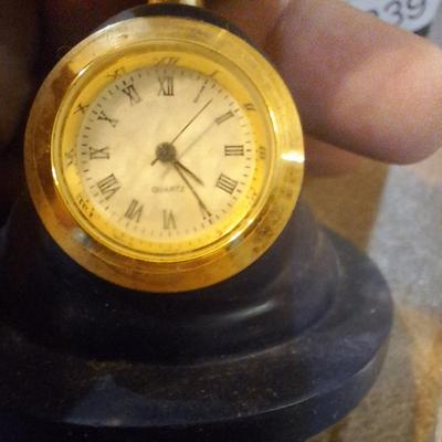 tiny globe clock