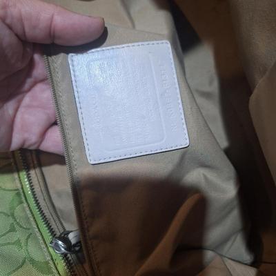fabric coach handbag