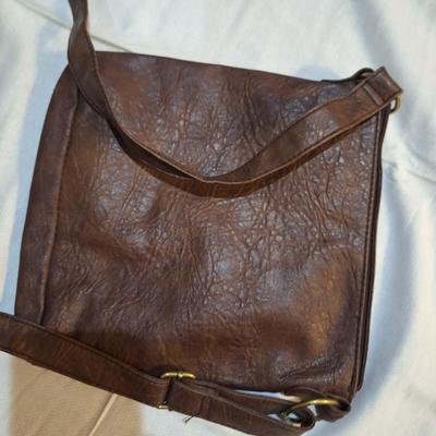brown cross body handbag