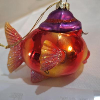 glass fish ornament