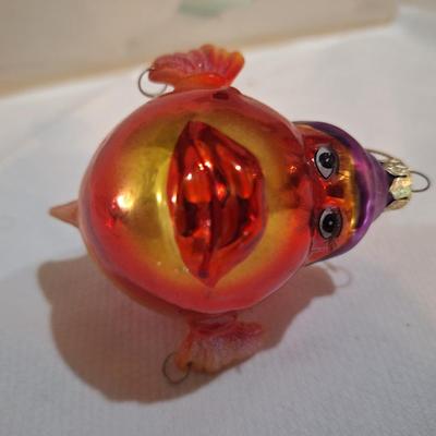 glass fish ornament