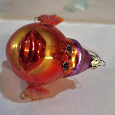 glass fish ornament