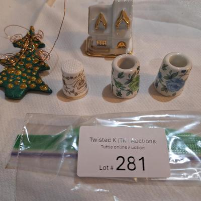 thimbles and ornaments