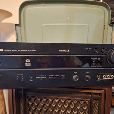 Yamaha receiver (other items in background not included)