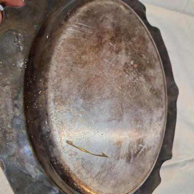 silverplated platter