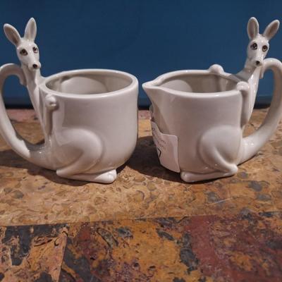 Vintage Fitz and Floyd sugar and creamer- read descr