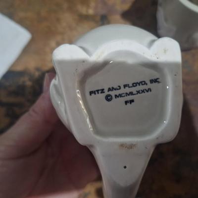 Vintage Fitz and Floyd sugar and creamer- read descr