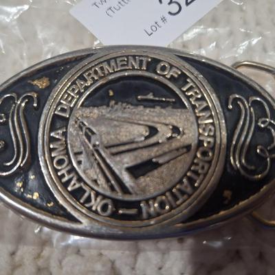 Dept of Transportation belt buckle