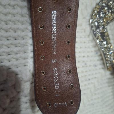 Nocona small leather belt size Small