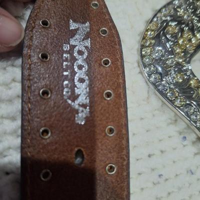Nocona small leather belt size Small