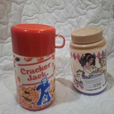 Cracker Jack and Alladin thermoses