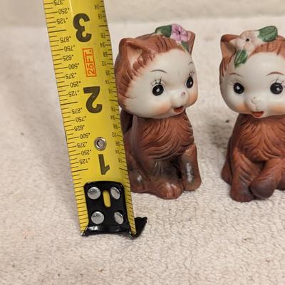 Kittens salt and pepper shakers made in Korea
