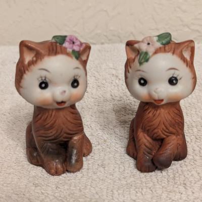 Kittens salt and pepper shakers made in Korea