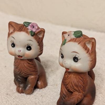 Kittens salt and pepper shakers made in Korea