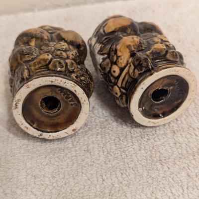 Flower and fruit salt and pepper shaker