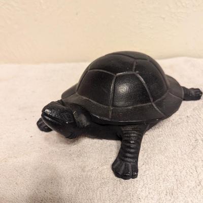 Cast Aluminum Turtle Sculpture- Art décor