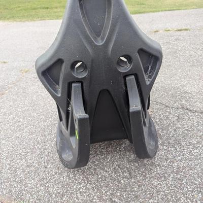 Black Plastic Rocking Chair