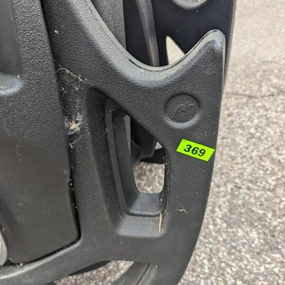 Black Plastic Rocking Chair