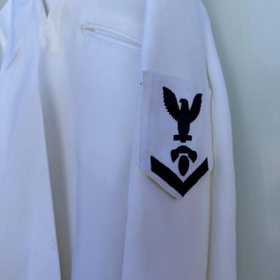 U.S. NAVY ENLISTED SERVICE DRESS WHITE JUMPER “CRACKERJACK”