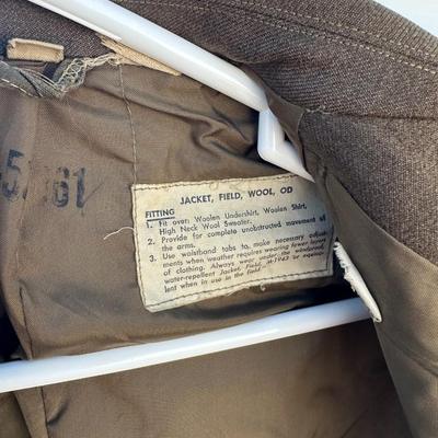 VINTAGE U.S. AIR FORCE “IKE” JACKET WITH PATCHES AND RIBBON RACK
