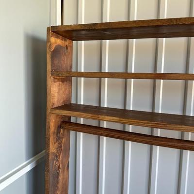 WOOD COAT RACK