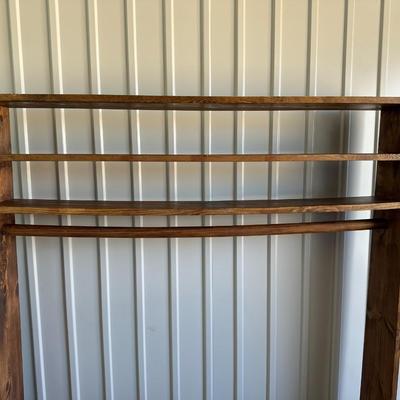 WOOD COAT RACK