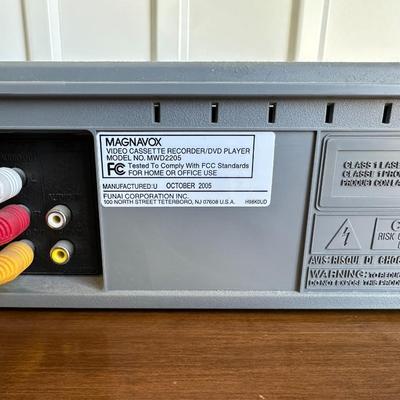 DYNEX 32” LED TV, MAGNAVOX DVD/VHS COMBO PLAYER AND A STAND