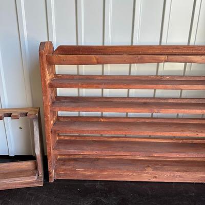 WOOD DISPLAY RACKS