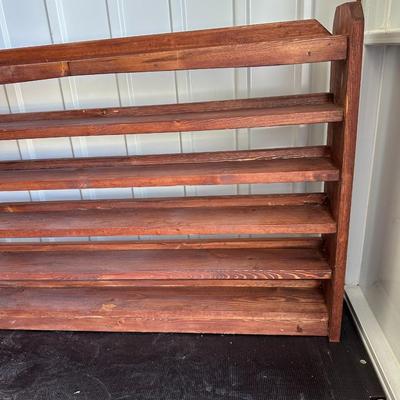 WOOD DISPLAY RACKS