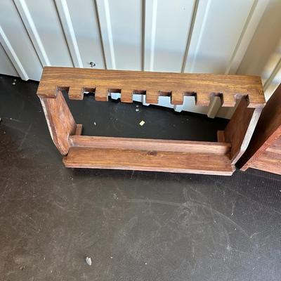 WOOD DISPLAY RACKS